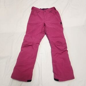 Burton SNOWPANTS ski pants Girls Hot Pink Dry Ride Large